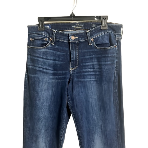 Bella Swan Style Lucky Brand Sweet Straight Mid Rise Dark Wash Women’s Size 12 - Picture 6 of 11